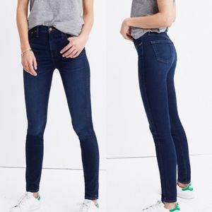 MADEWELL 10" High Riser Skinny Jeans Hayes Wash